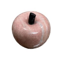 Vintage Marble Apple Paperweight 60s